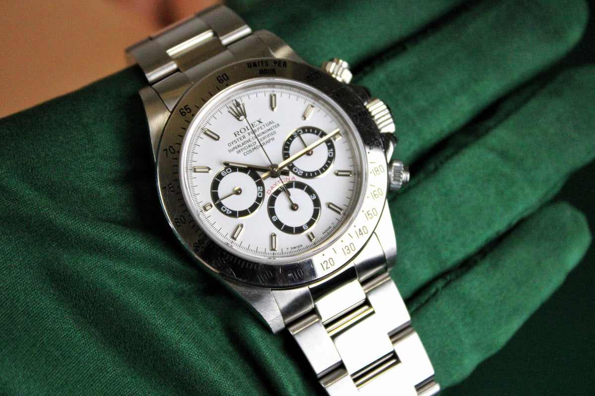 Rolex Daytona 16520 Unpolished · Zenith Movement · White Dial · 40mm