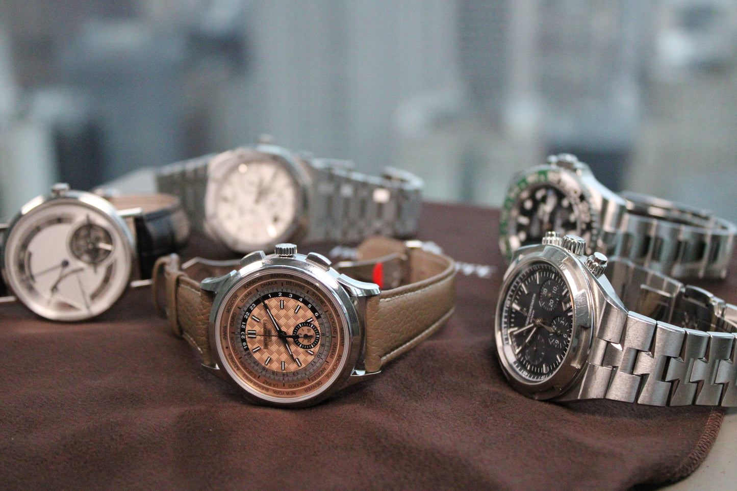 Patek Philippe World Time Flyback Chronograph 5935A Mint Condition Complete Set