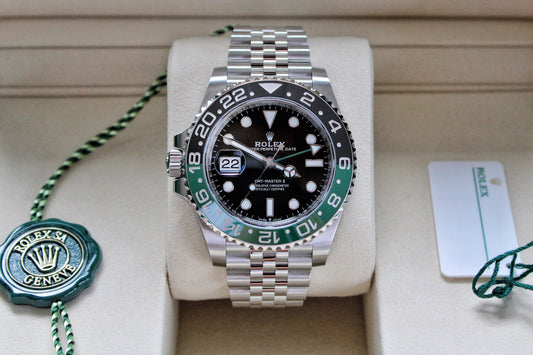 Rolex GMT-Master II 126720VTNR NEW Sprite Lefty Jubilee July 2025 Complete Set