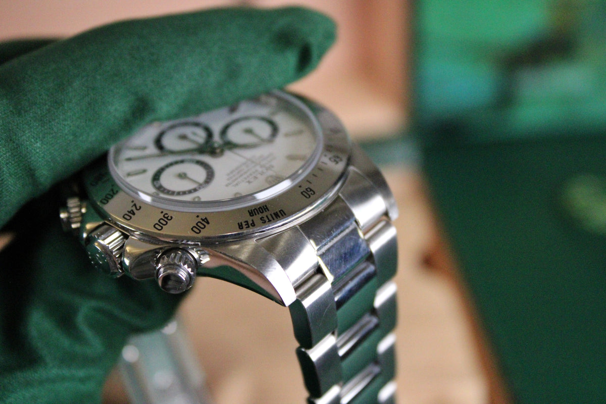 Rolex Daytona 16520 Unpolished · Zenith Movement · White Dial · 40mm