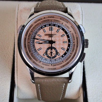 Patek Philippe World Time Flyback Chronograph 5935A Mint Condition Complete Set