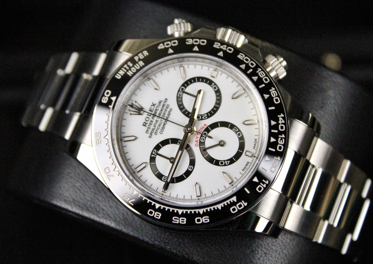 Rolex Cosmograph Daytona Panda 126500LN · White Dial · Brand New · 40mm 2026 · Unworn · Full Set · Full Links