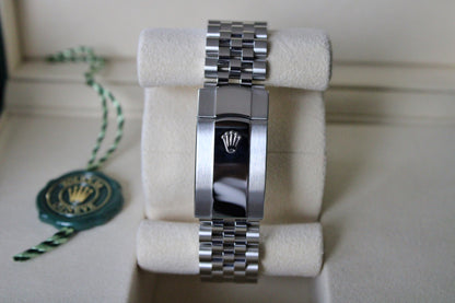 Rolex Datejust 41 126334 NEW · White Stick Dial · Fluted Bezel · Complete Set August 2025 · Brand New · Founder Purchased in Geneva