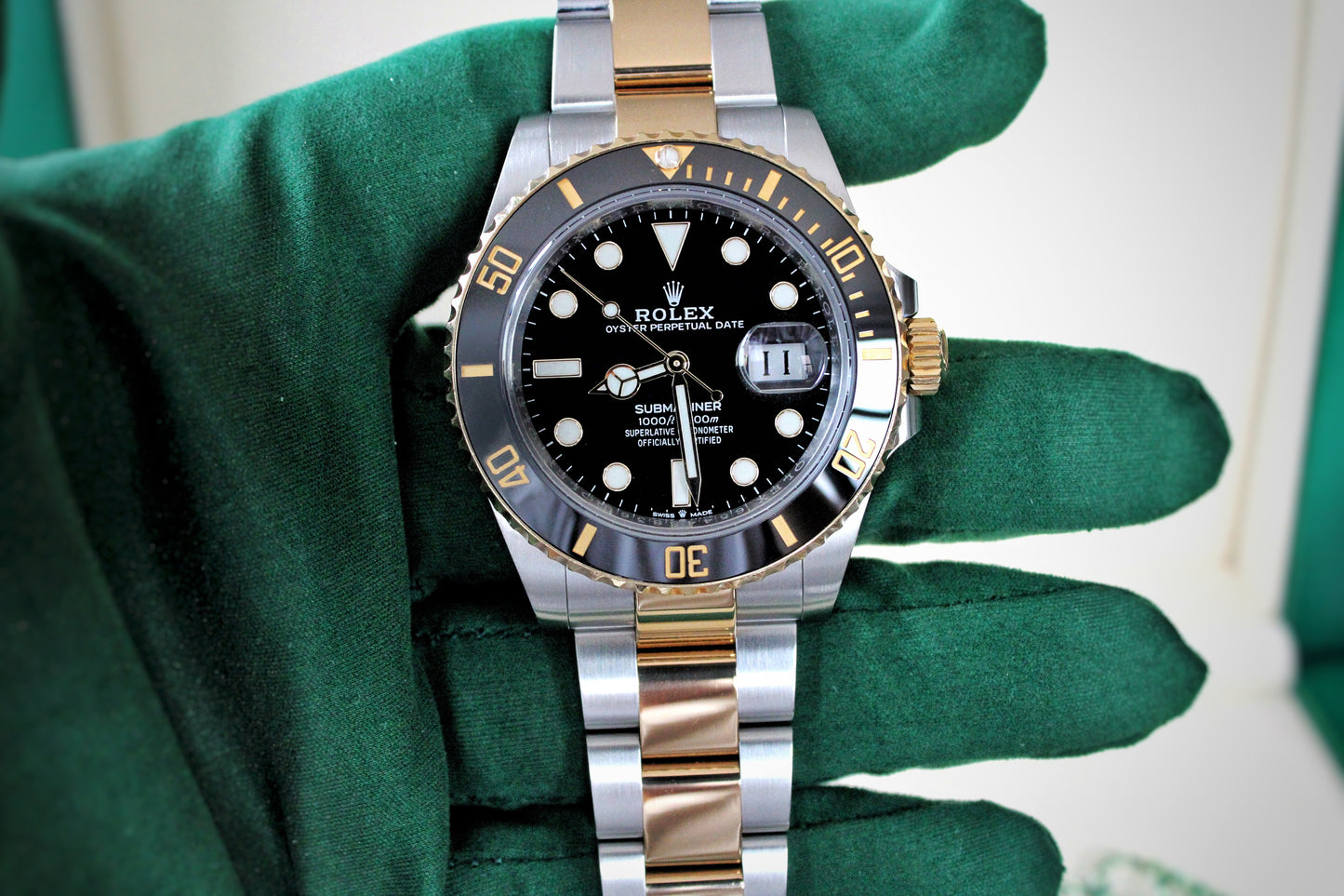 Rolex Submariner Date 126613LN · Yellow Rolesor · Black Dial · 41mm