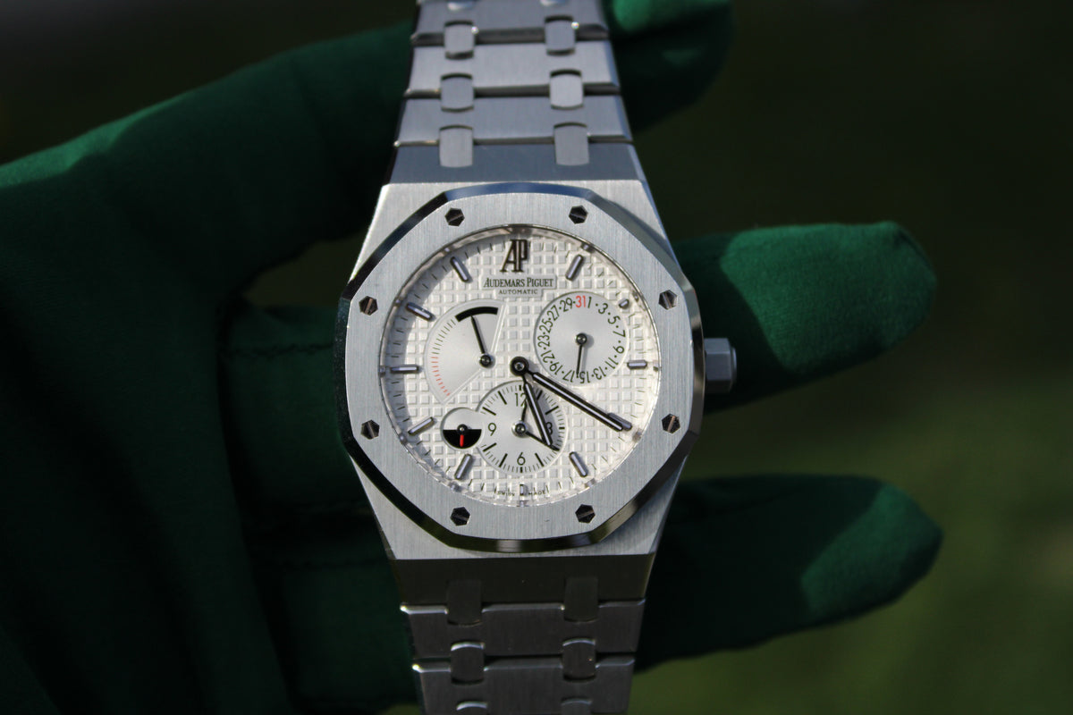 AP Royal Oak Dual Time 26120ST · Steel · White Dial (Discontinued)