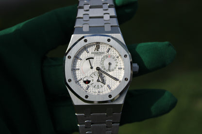 AP Royal Oak Dual Time 26120ST · Steel · White Dial (Discontinued)