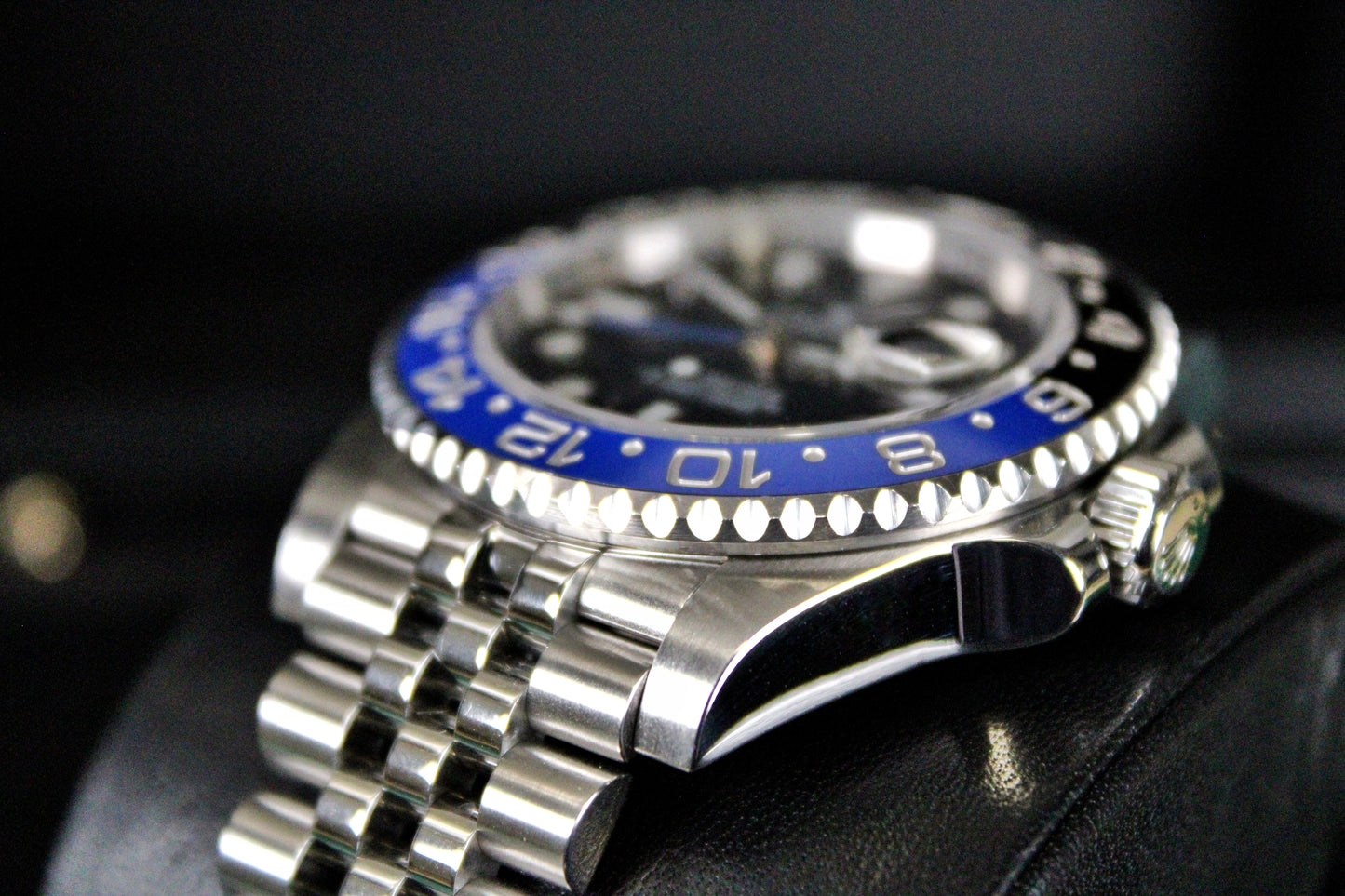 Rolex GMT-Master II Batman / Batgirl 126710BLNR · Blue-Black Ceramic · Jubilee · 40mm · 2019 · Box and Papers · Very Good Condition