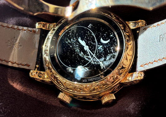 Patek Philippe Sky Moon Tourbillon 6002R-001 · Rose Gold · Grand Feu Enamel · 44mm · 2024 · Brand New · Full Set
