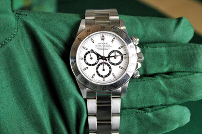 Rolex Daytona 16520 Unpolished · Zenith Movement · White Dial · 40mm