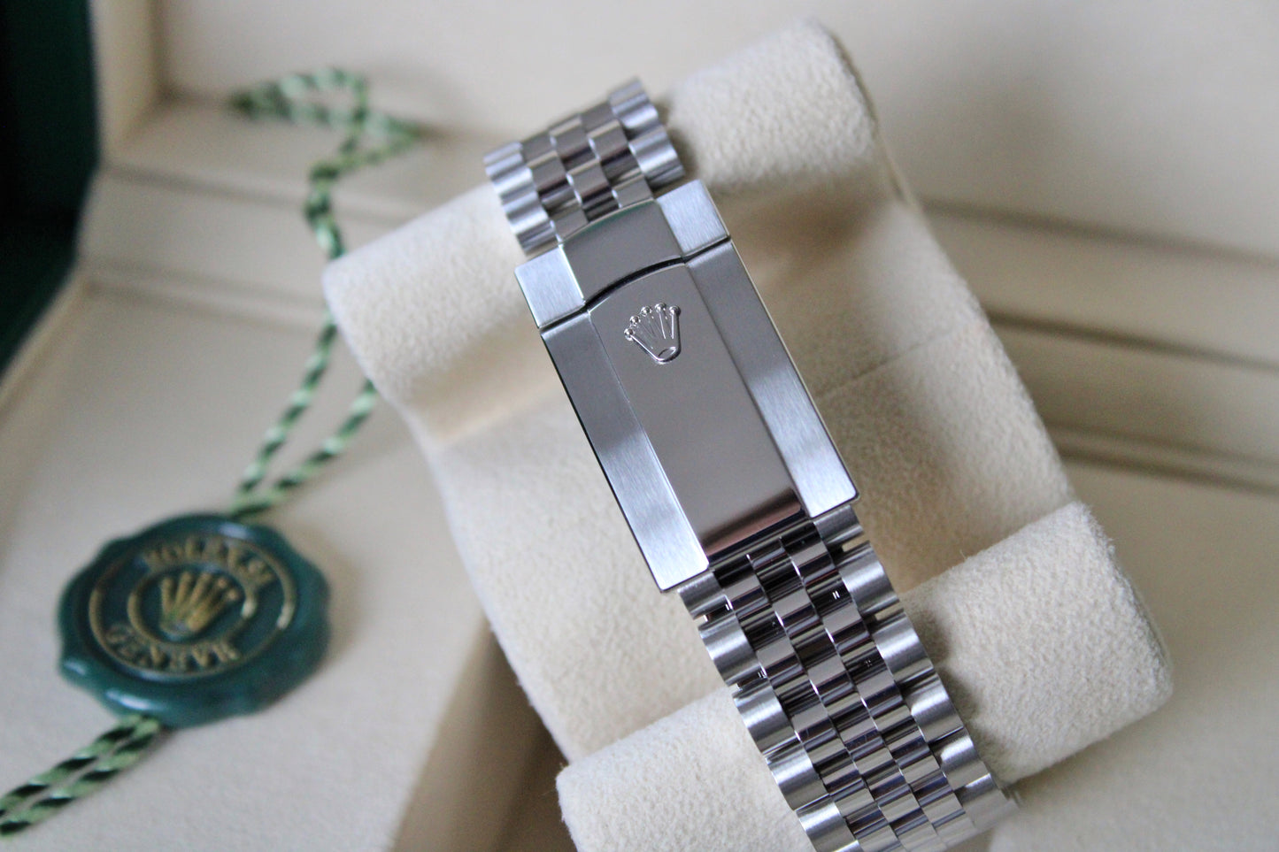 Rolex Datejust 41 126334 NEW · White Stick Dial · Fluted Bezel · Complete Set August 2025 · Brand New · Founder Purchased in Geneva