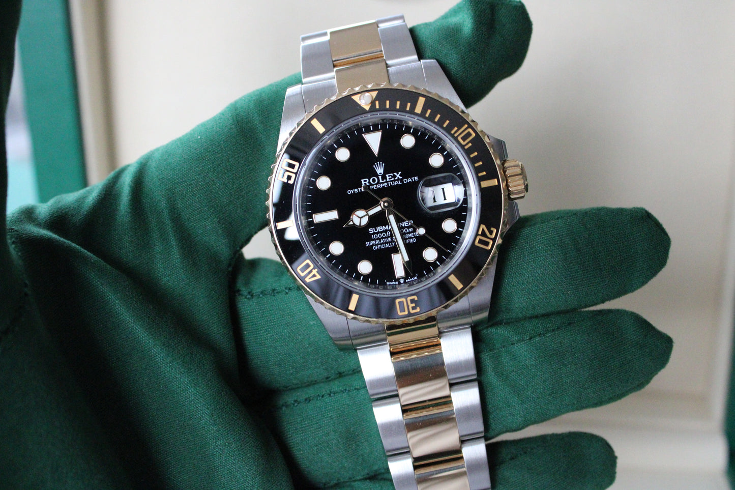 Rolex Submariner Date 126613LN · Yellow Rolesor · Black Dial · 41mm