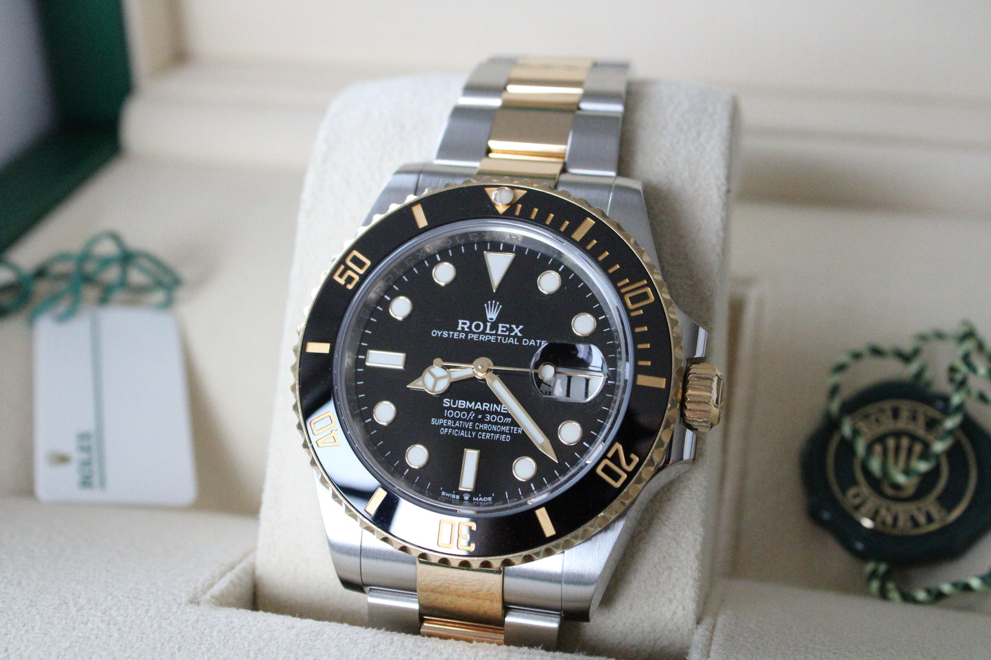 Rolex Submariner Date 126613LN · Yellow Rolesor · Black Dial · 41mm
