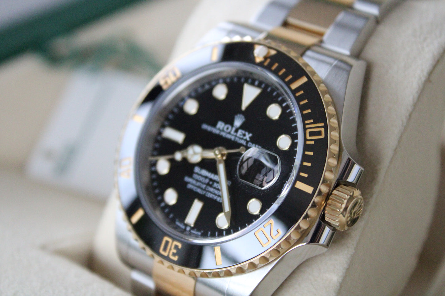 Rolex Submariner Date 126613LN · Yellow Rolesor · Black Dial · 41mm