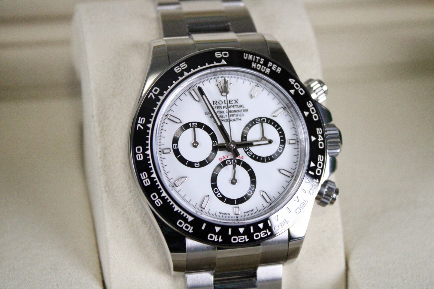 Rolex Cosmograph Daytona Panda 126500LN · White Dial · Brand New · 40mm 2026 · Unworn · Full Set · Full Links