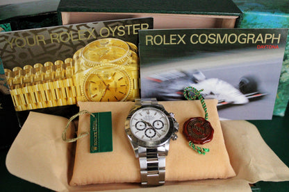 Rolex Daytona 16520 Unpolished · Zenith Movement · White Dial · 40mm