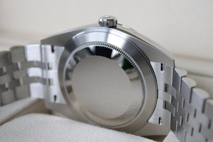 Rolex Datejust 41 126334 NEW · White Stick Dial · Fluted Bezel · Complete Set August 2025 · Brand New · Founder Purchased in Geneva