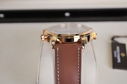 Patek Philippe Pilot Travel Time 5524R-001 · Brand New · Rose Gold · Brown Dial · Full Set 2023 · Original AD Receipt · Box and Papers
