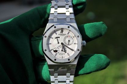 AP Royal Oak Dual Time 26120ST · Steel · White Dial (Discontinued)