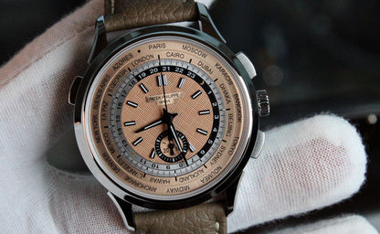 Patek Philippe World Time Flyback Chronograph 5935A Mint Condition Complete Set