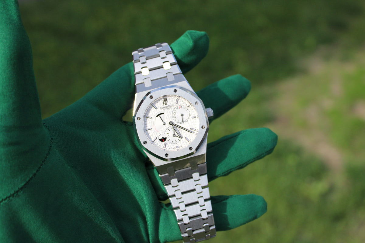 AP Royal Oak Dual Time 26120ST · Steel · White Dial (Discontinued)