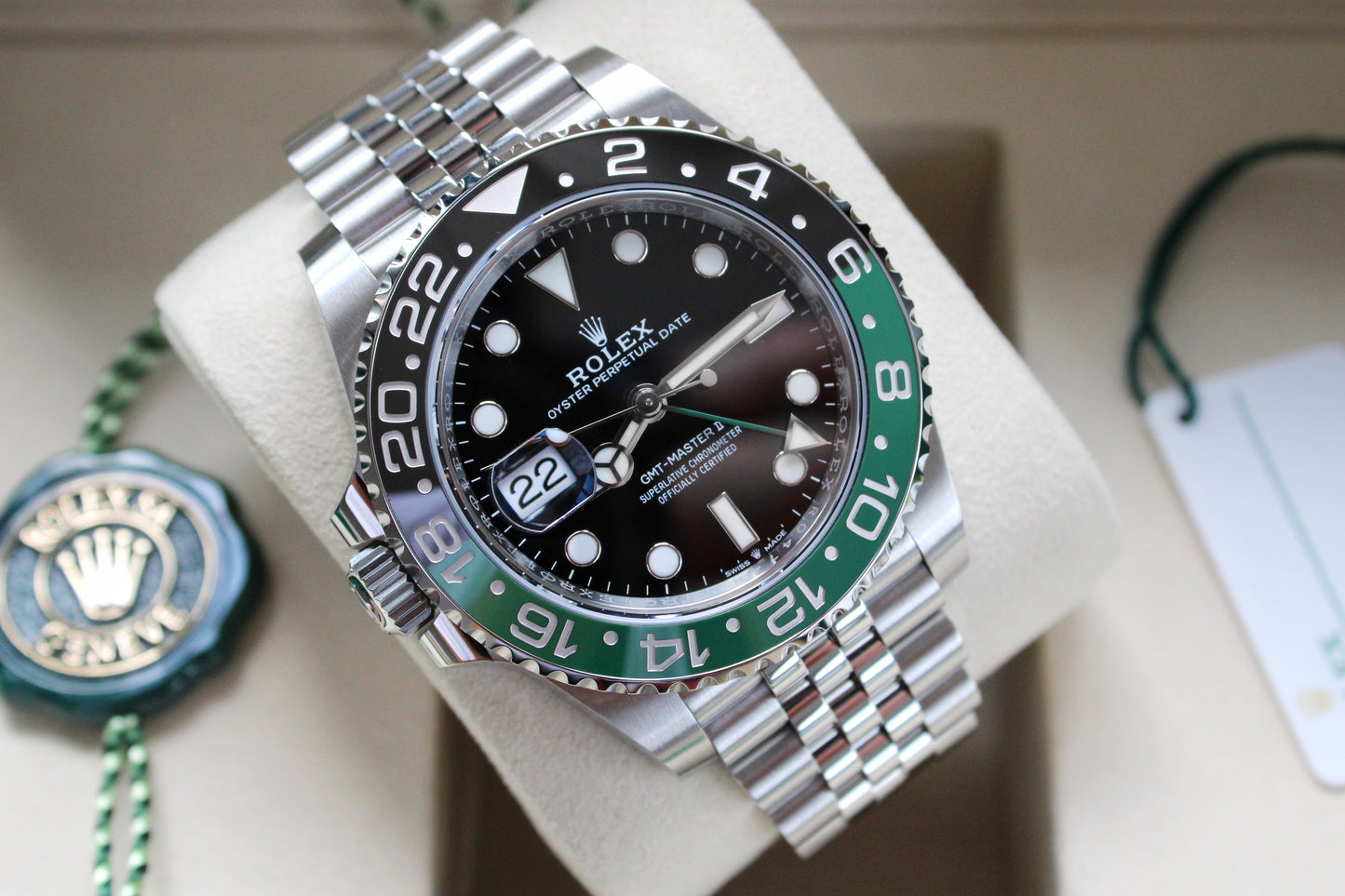 Rolex GMT-Master II NEW Sprite Lefty July 2025 Complete Set