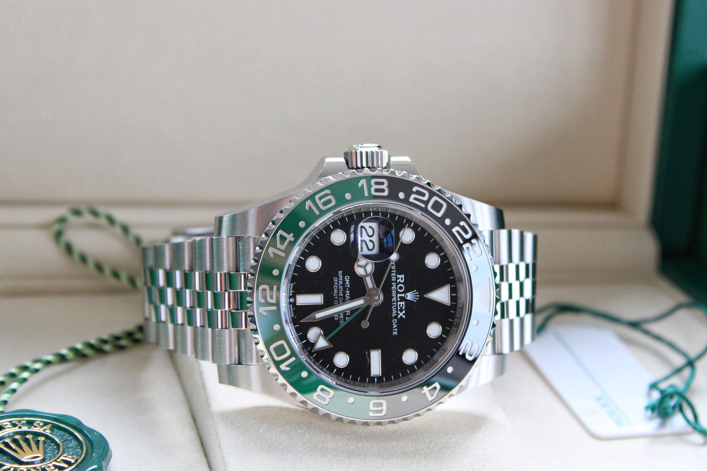 Rolex GMT-Master II NEW Sprite Lefty July 2025 Complete Set