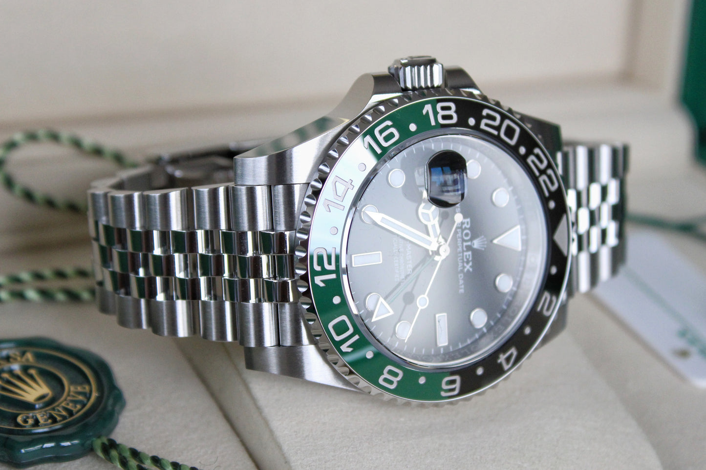 Rolex GMT-Master II NEW Sprite Lefty July 2025 Complete Set