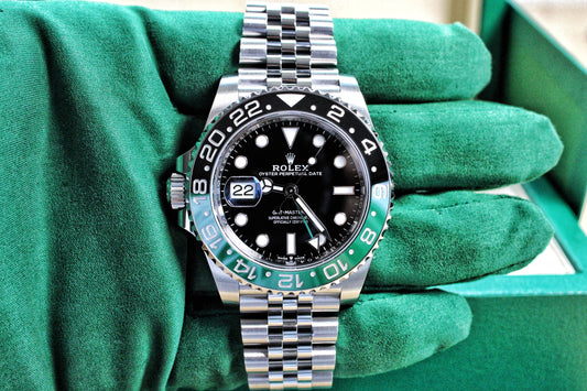 Rolex GMT-Master II NEW Sprite Lefty July 2025 Complete Set