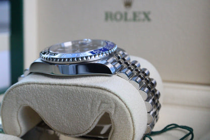 Rolex GMT-Master II 126710BLNR Batgirl/Batman on Jubilee 2021 Mint Condition Complete Set