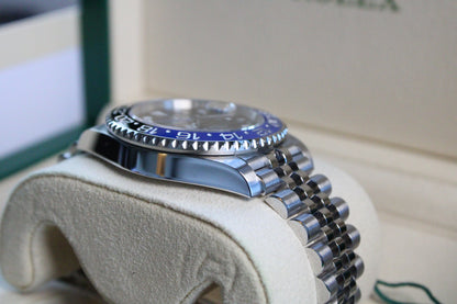 Rolex GMT-Master II 126710BLNR Batgirl/Batman on Jubilee 2021 Mint Condition Complete Set