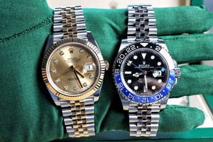 Rolex GMT-Master II 126710BLNR Batgirl/Batman on Jubilee 2021 Mint Condition Complete Set