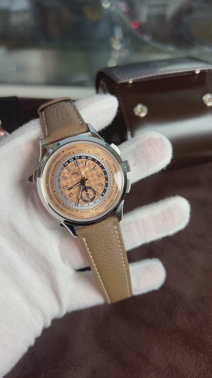 Patek Philippe World Time Flyback Chronograph 5935A Mint Condition Complete Set